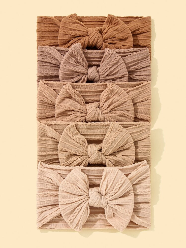 5pcs Baby Bow Decor Headband | SHEIN