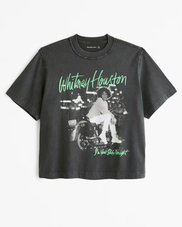 Cropped Green Day Graphic Tee | Abercrombie & Fitch (US)