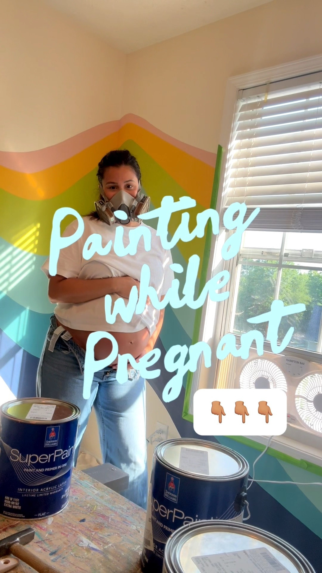Everything I used to safely paint our nursery while pregnant — going above and beyond what my OBs recommended:

🎨 Sherwin-Williams SuperPaint — low-VOC paint with zero-VOC colorants

💨 Window fans to actively pull air OUT of the room (not just circulate it)

😷 Organic vapor respirator with carbon filters — the step almost nobody takes, eliminates ~90% of remaining fumes

All linked below! Perfect for nursery prep, DIY moms-to-be, or anyone painting indoors who wants cleaner air. 🤰

#LTKnursery #LTKbaby #LTKpregnancy