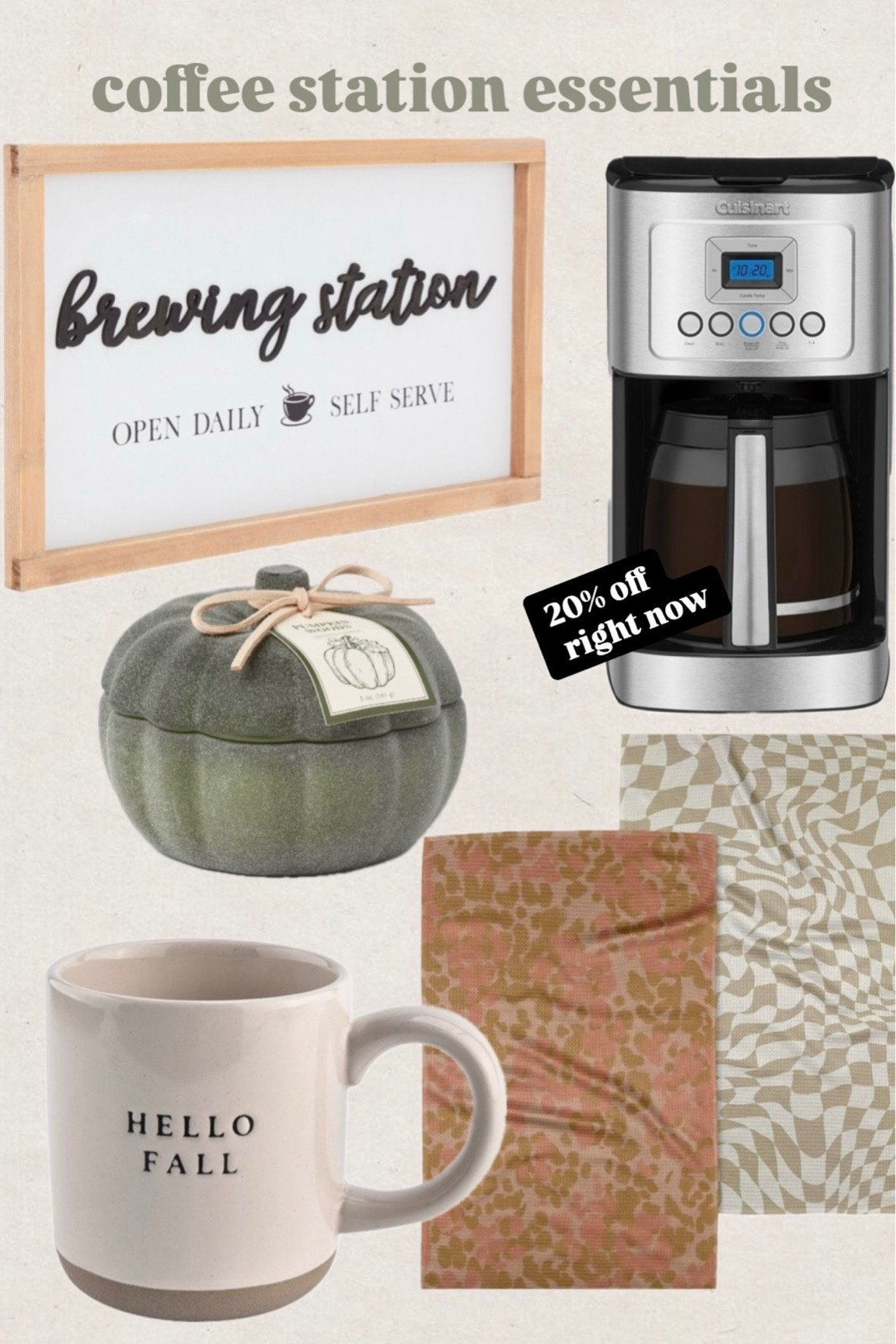 Fall Coffee Station

#LTKSaleAlert #LTKSeasonal