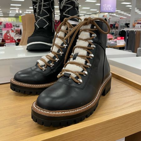 Love these lace up boots, they’re great dupes for the Marc Fisher Izzie boots! 
.
Target finds hiking boots lug boots Fall fashion fall outfit layering winter fashion winter outfit 

#LTKunder50 #LTKSeasonal #LTKshoecrush