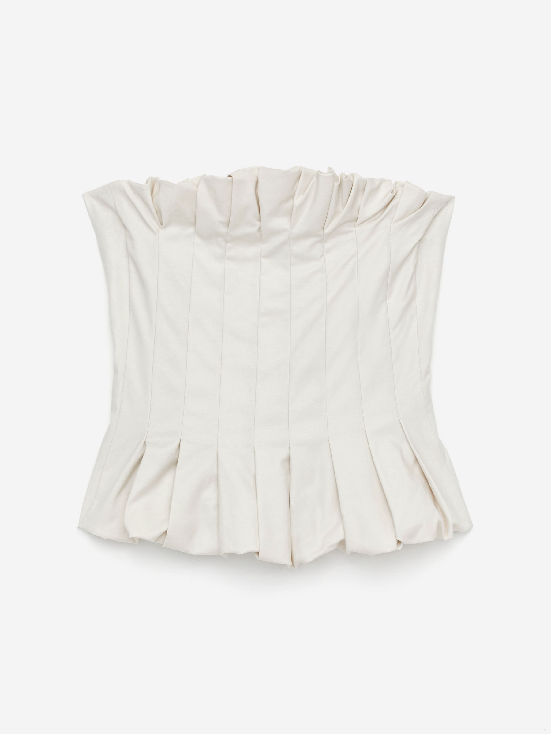 Pleated Bustier – Off White – Women – ARKET GB | Arket UK