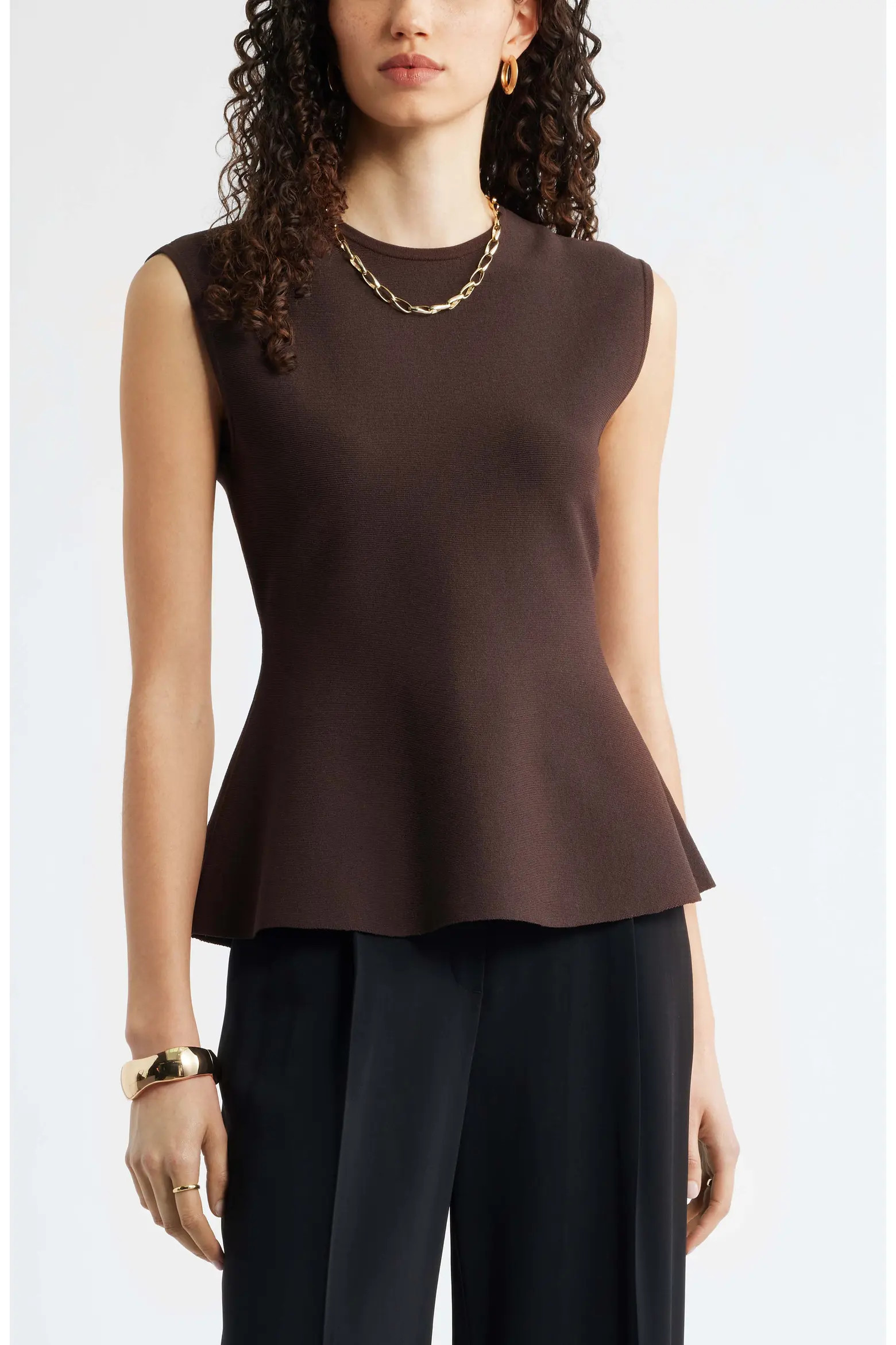Sleeveless Peplum Sweater (Women) | Nordstrom | Nordstrom