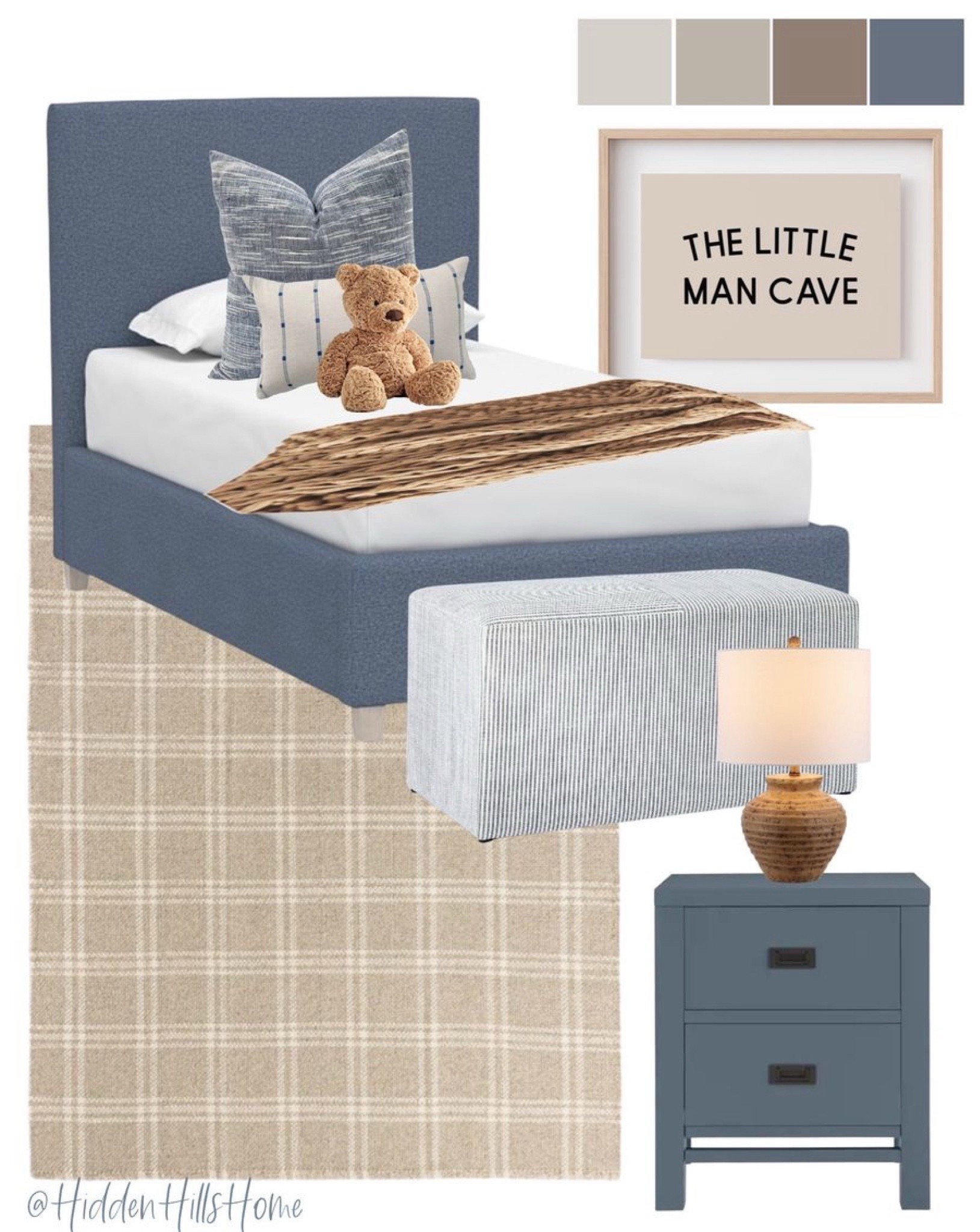 Boys bedroom decor, kids bedroom mood board, boys room decor ideas, blue and beige boys room #boysbedroom



#LTKHome #LTKSaleAlert #LTKKids