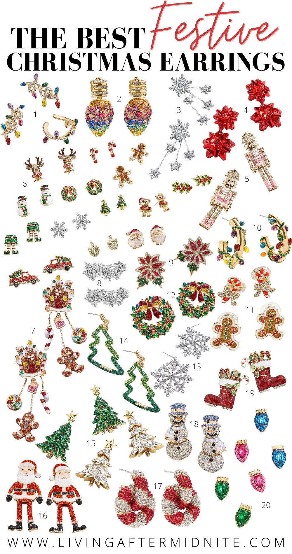 Christmas jewelry, Christmas earrings, holiday jewelry, holiday earrings 

#LTKGiftGuide #LTKFindsUnder50 #LTKHoliday