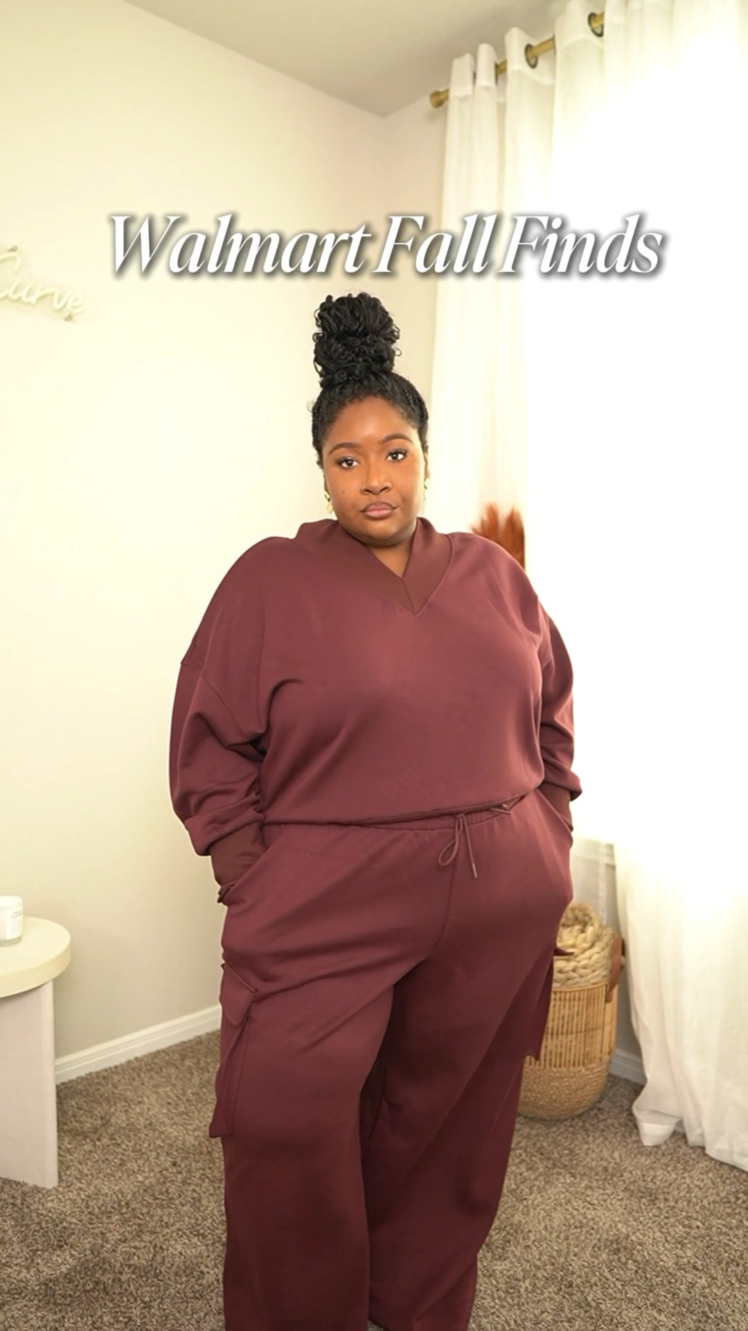 Plus size Walmart Fall clothing haul! 
- Maroon set: wearing 2x (should have gotten a XXL)
- Vest:  2x (true to size)
- dress: 2x (true to size)

Fall fashion. Plus size fashion. Women’s fashion. Satin skirt. Sleeveless cardigan. Sweatsuit. Teachers outfits. 

#LTKPlusSize #LTKMidsize #LTKFindsUnder50
