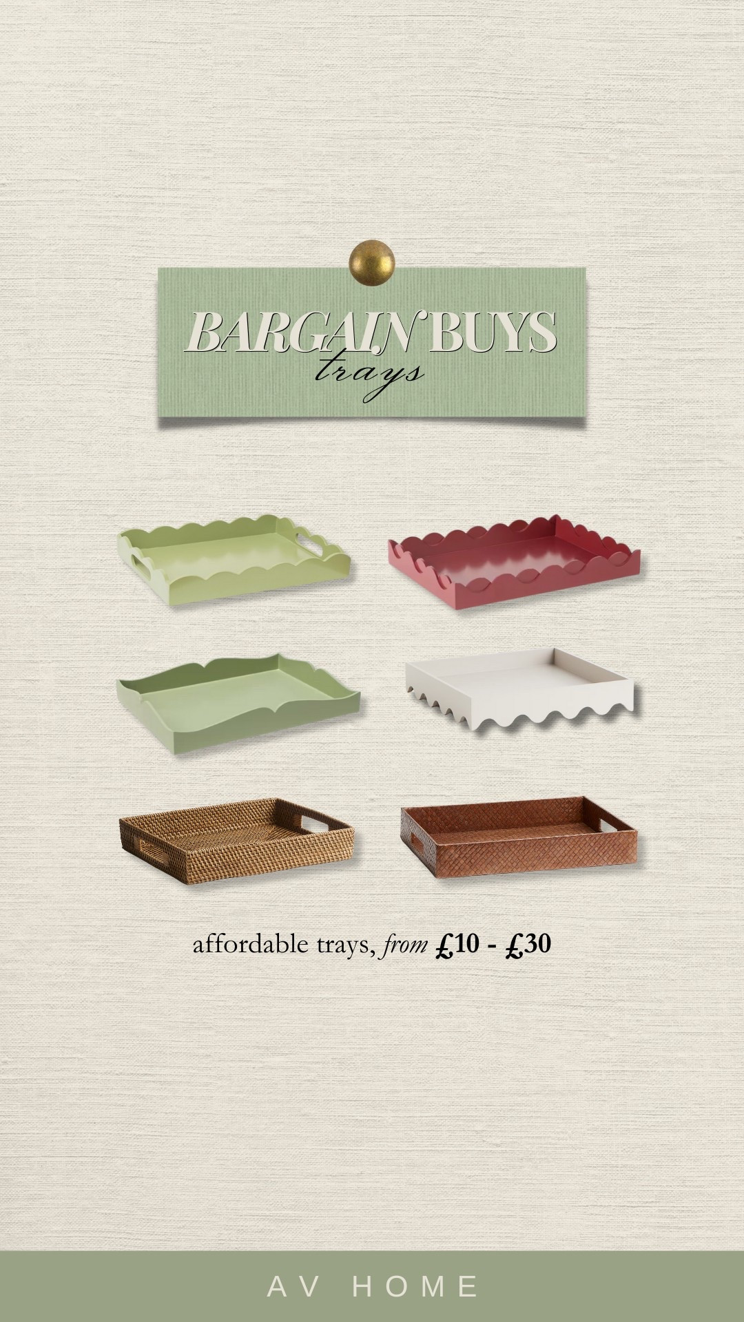 Gorgeous, affordable trays

#LTKeurope #LTKhome #LTKuk
