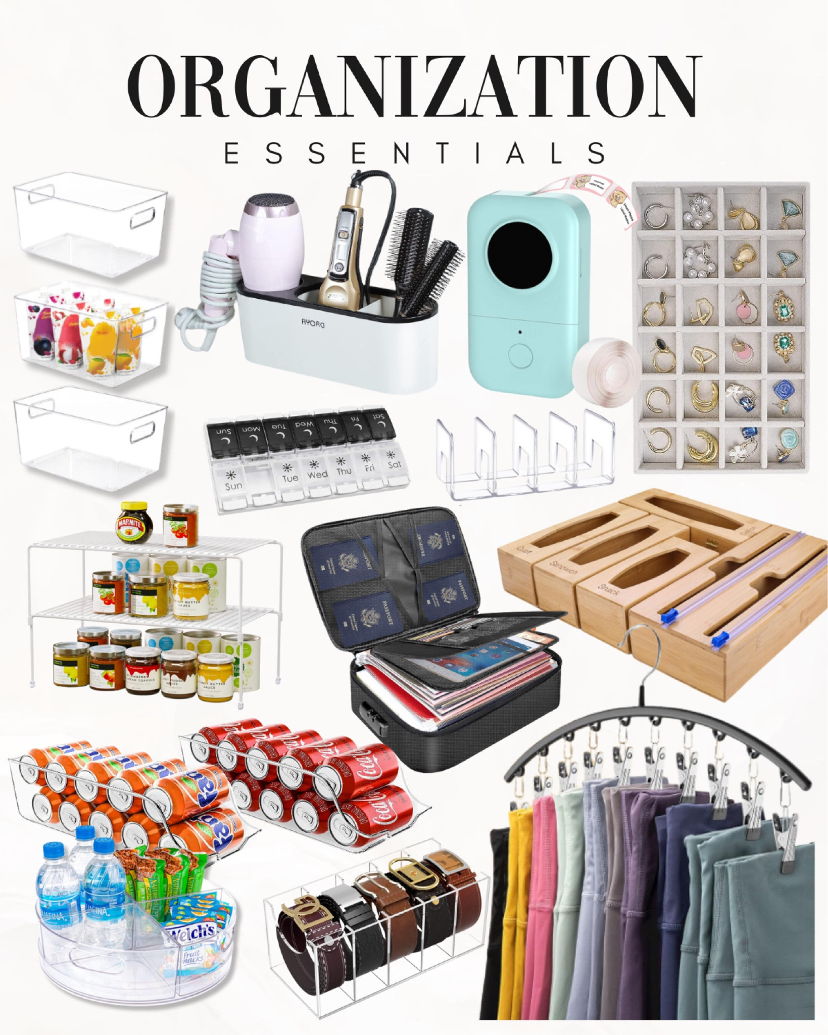 Home Organization Essentials


Home  home cleaning  home organization  organization essentials  spring cleaning  spring organization  containers  storage box  kitchen  essentials  containers  hangers 

#LTKhome #LTKSeasonal
