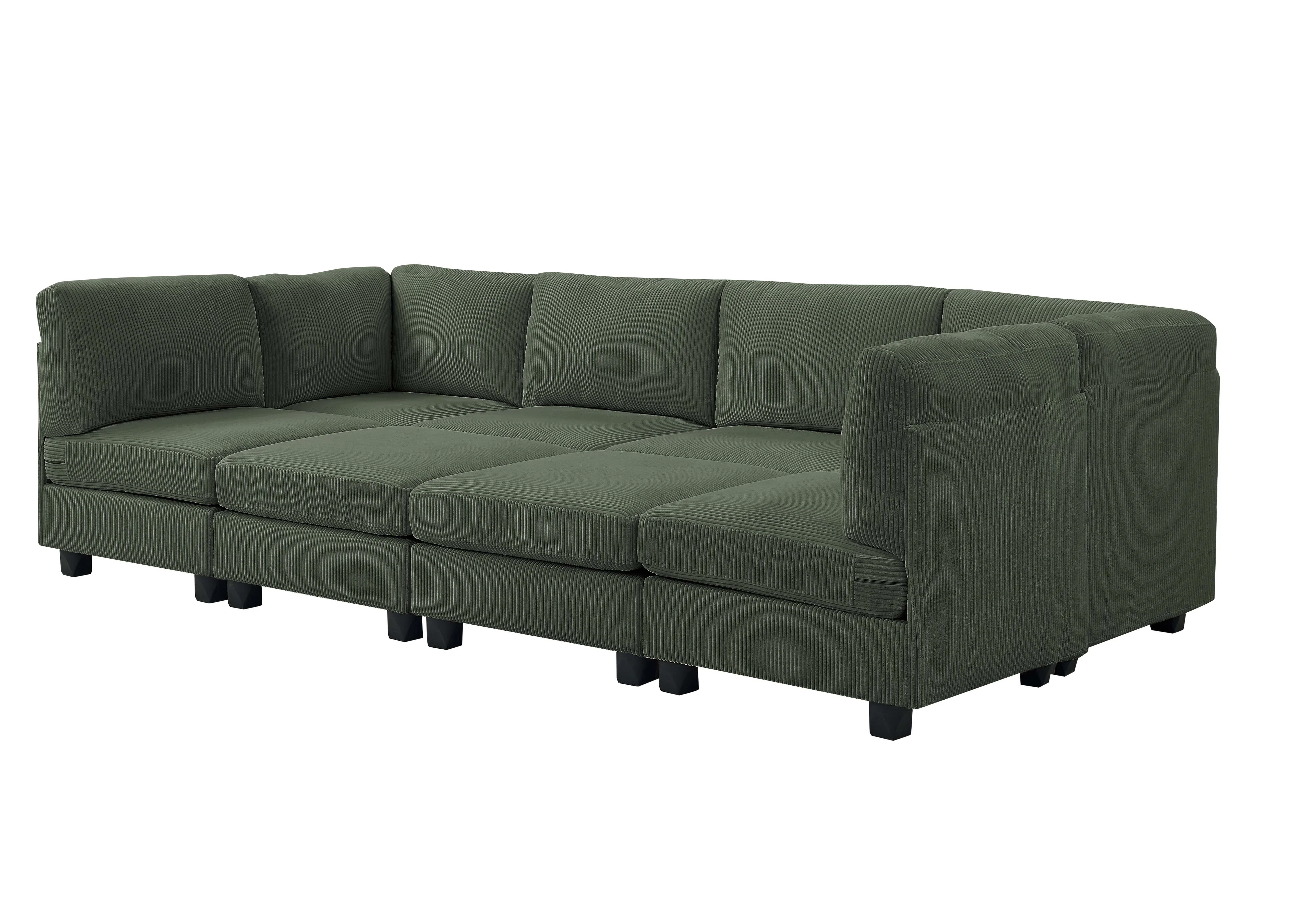 8 - Piece Corduroy Sectional | Wayfair North America