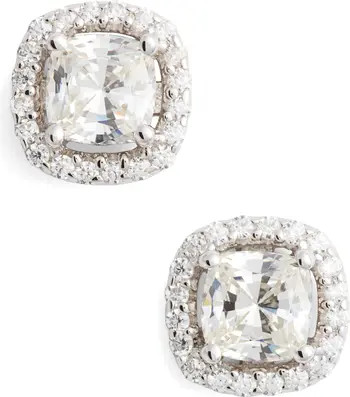Lafonn Cushion Cut Simulated Diamond Stud Earrings | Nordstrom | Nordstrom