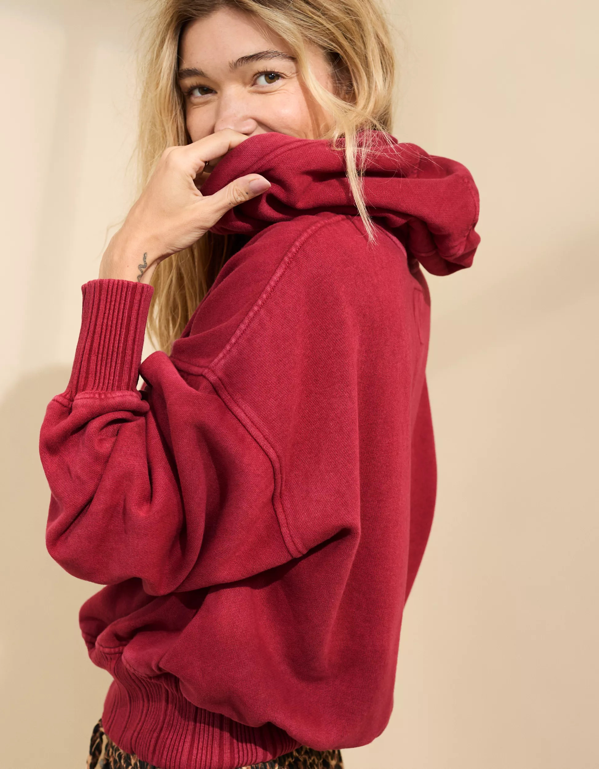 Aerie Cropped Hoodie | Aerie
