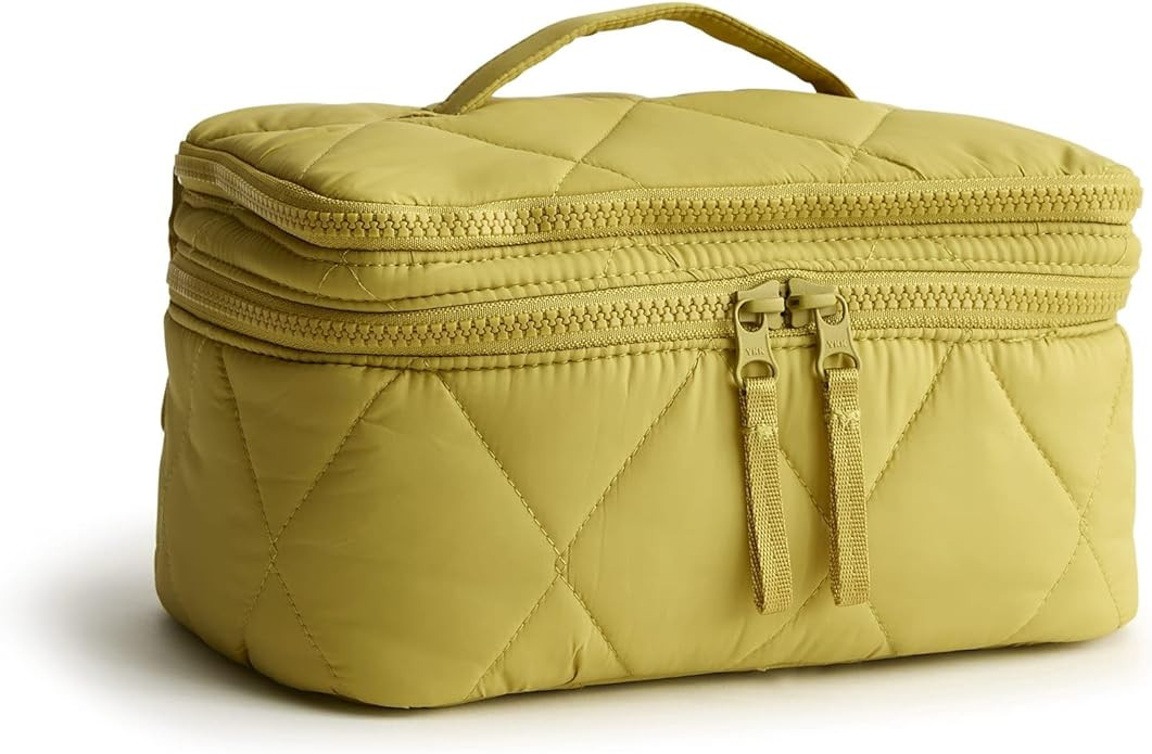 Vera Bradley Women's Nylon Brush Up Cosmetic Case Makeup Bag | Amazon (US)