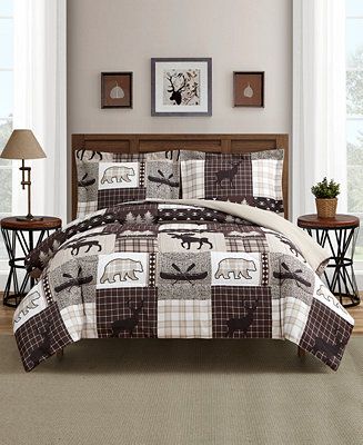 Mytex Canyon Trail 3-Pc. Reversible Full/Queen Comforter Set, Created for Macy's & Reviews - Comf... | Macys (US)