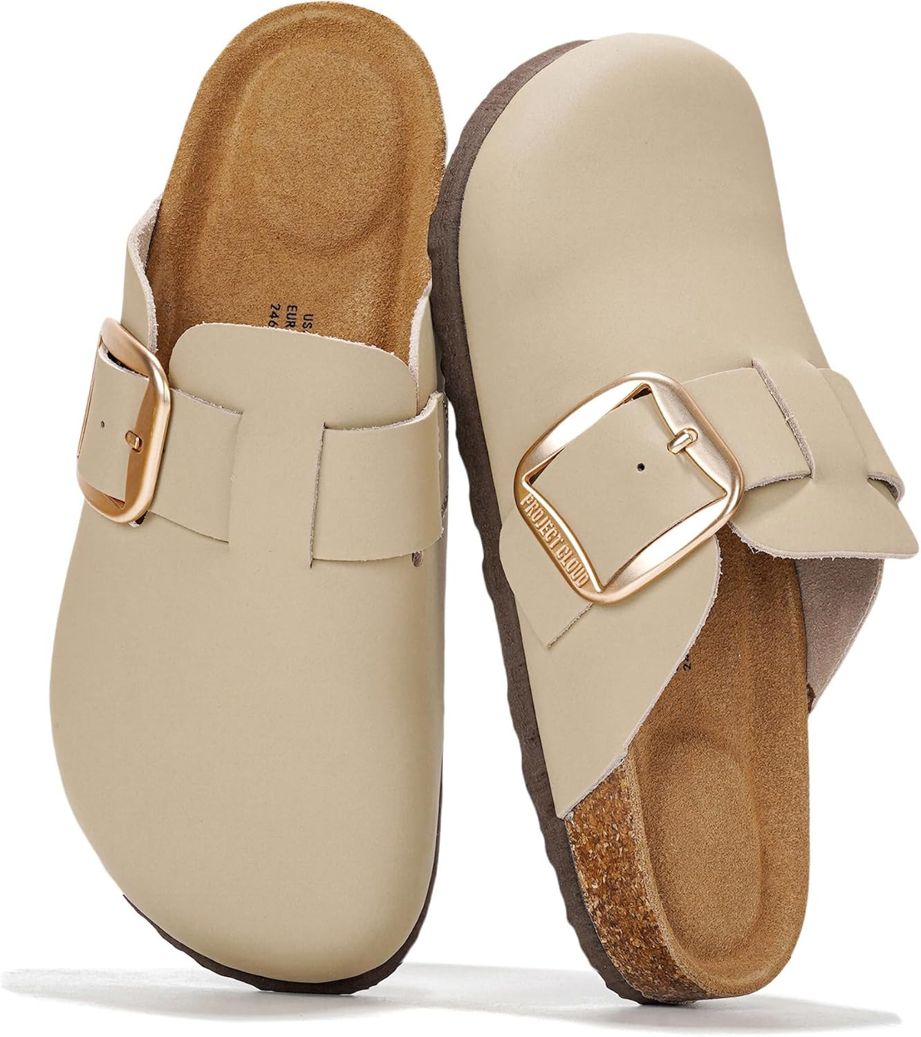 Project Cloud 100% Genuine Leather Clogs for Women Fall Shoes for Women | Amazon (US)
