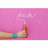 Bachelorette Party Crazy Straws Custom Bride Straw Personalized Name Beach Decorations | Etsy (US)