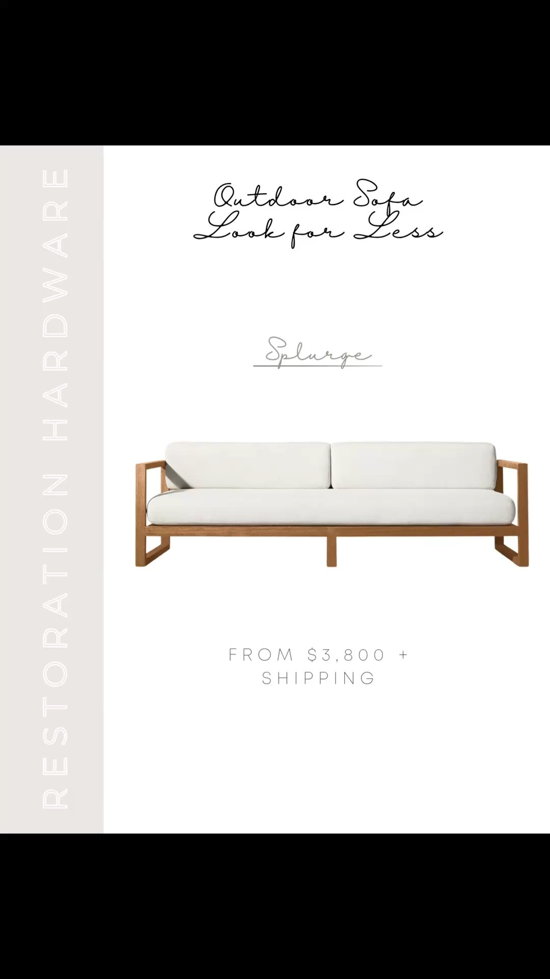 If you love the look of RH teak outdoor sofas but not the price tag, these are the best look-for-less options I’ve found. Same beautiful natural teak wood and elevated outdoor style — just way more budget friendly 🤍 Linking all of my favorites here so you can easily compare and find the perfect teak outdoor sofa for your patio or deck.

#LTKSaleAlert #LTKHome