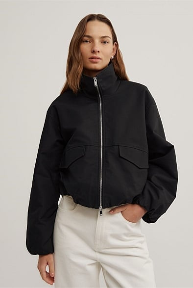 Funnel Bomber Jacket | Witchery (AU)