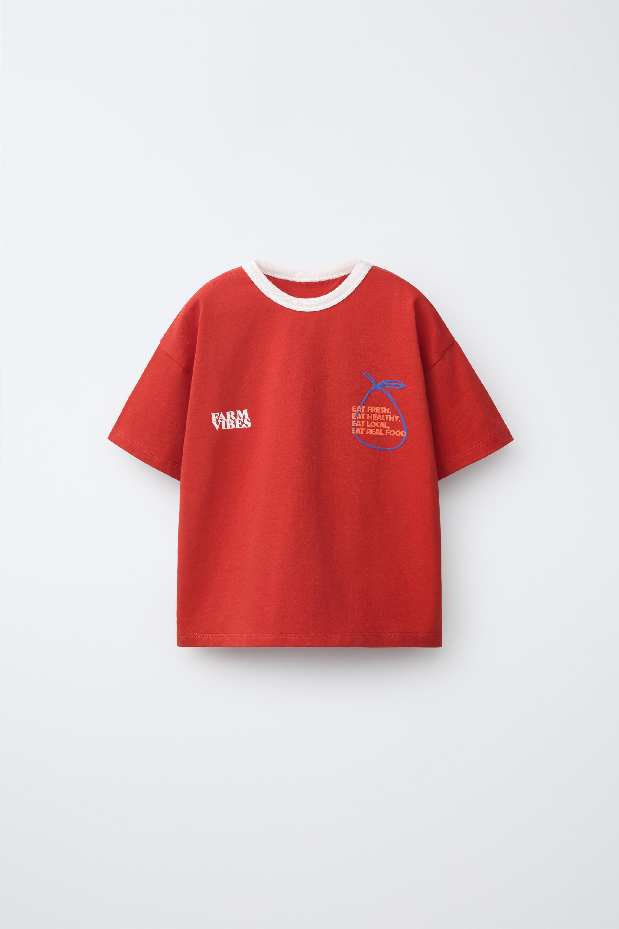PEAR PRINT T-SHIRT | Zara US