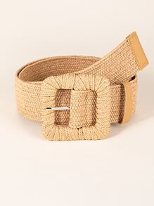Square Buckle Woven Belt
   SKU: sc2203070203792724      
          (55 Reviews)
            US$3... | SHEIN