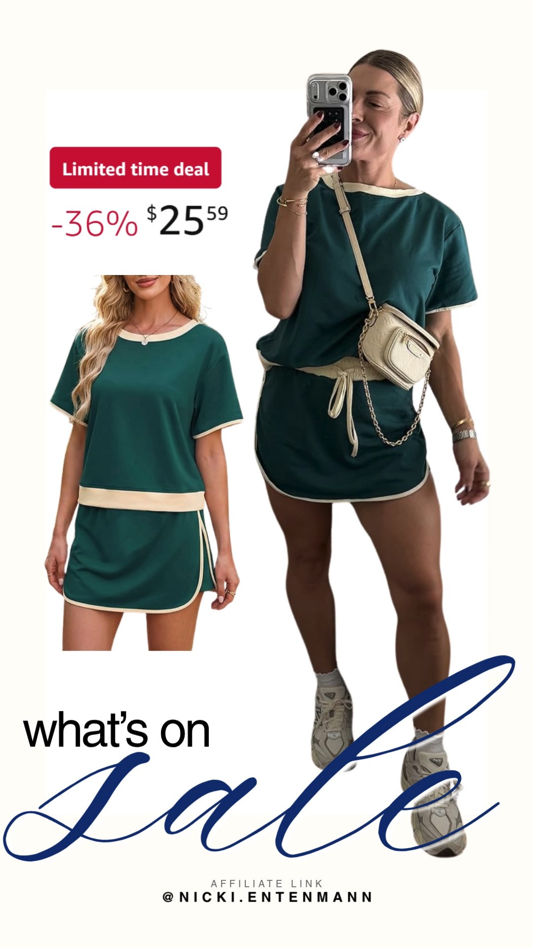 This comfy set is perfect for running errands or relaxing at home, bringing cheerful style and cozy vibes in every step. Effortless fashion meets everyday comfort 🌞👗👟  

#FallStyle #LoungeWear #AmazonFinds #ComfortChic #SneakerLove #CasualOutfits #CozyStyle #EverydayWear #ModernFashion #OOTD 

 #LTKootd #LTKSaleAlert #LTKTravel