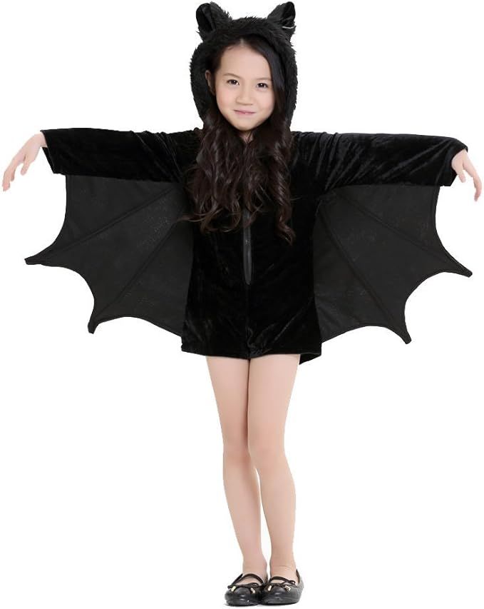 Cuteshower Kids Bat Jumpsuit Halloween Costume for Girls | Amazon (US)