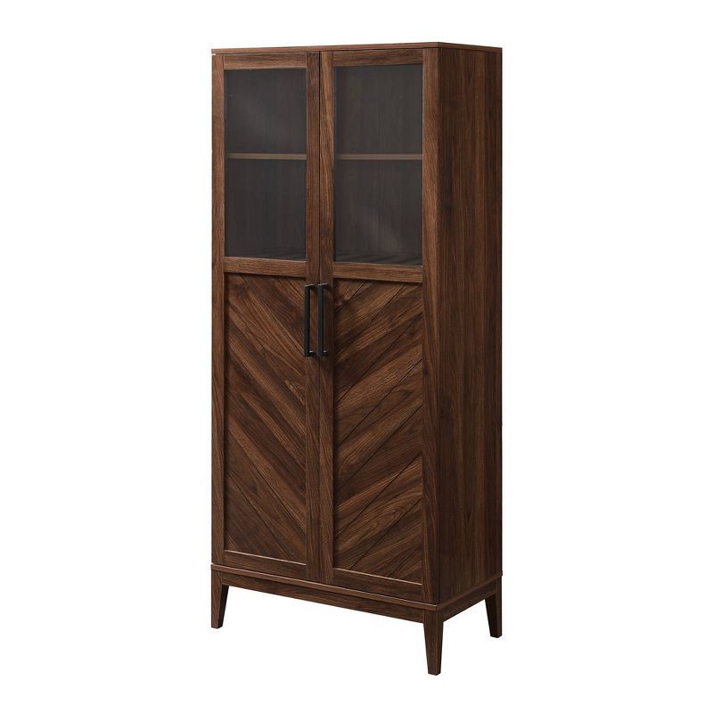 68" Boho Modern Tall Storage Wood Cabinet - Saracina Home | Target