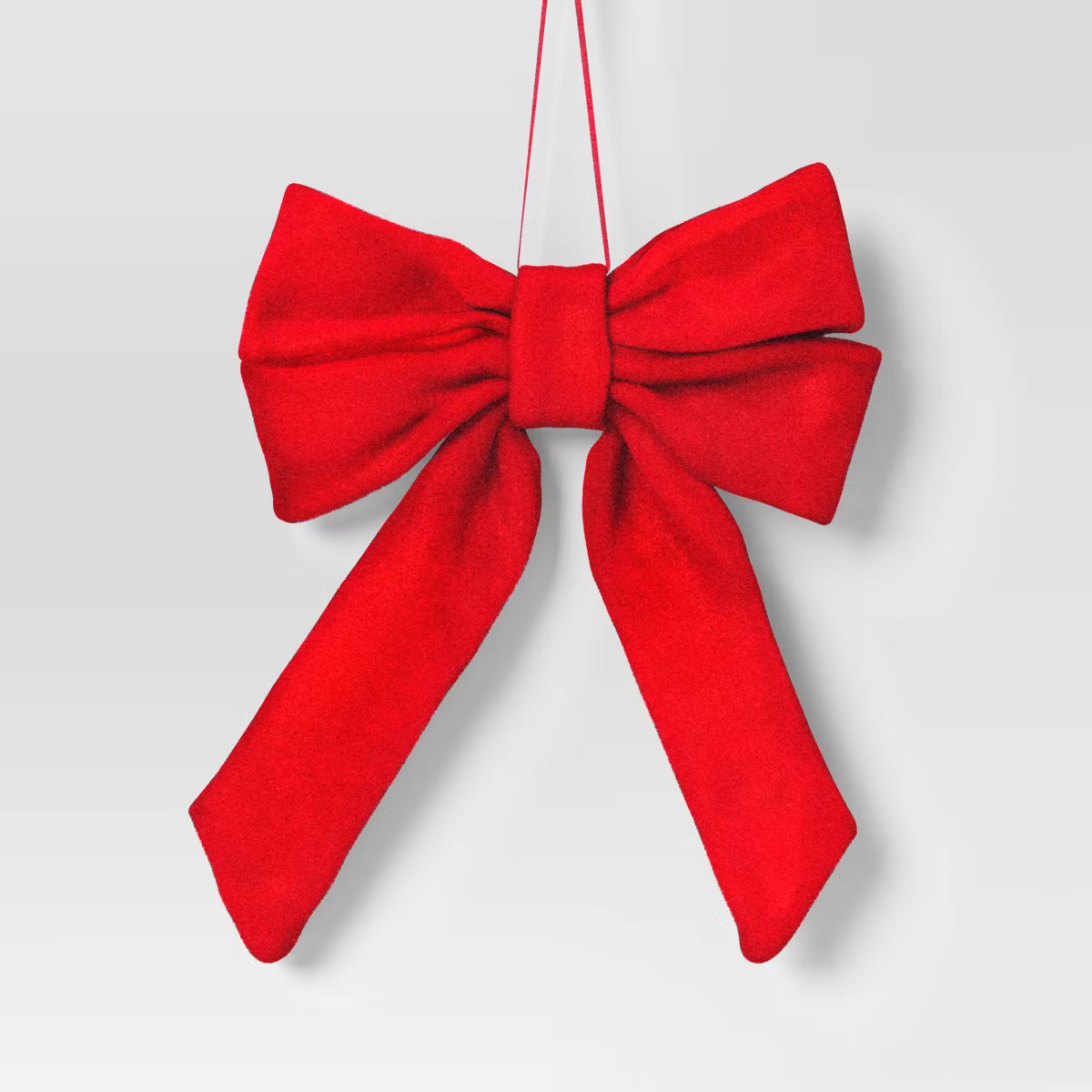6.5" Christmas Velvet Bow Ornament Red - Wondershop™ | Target