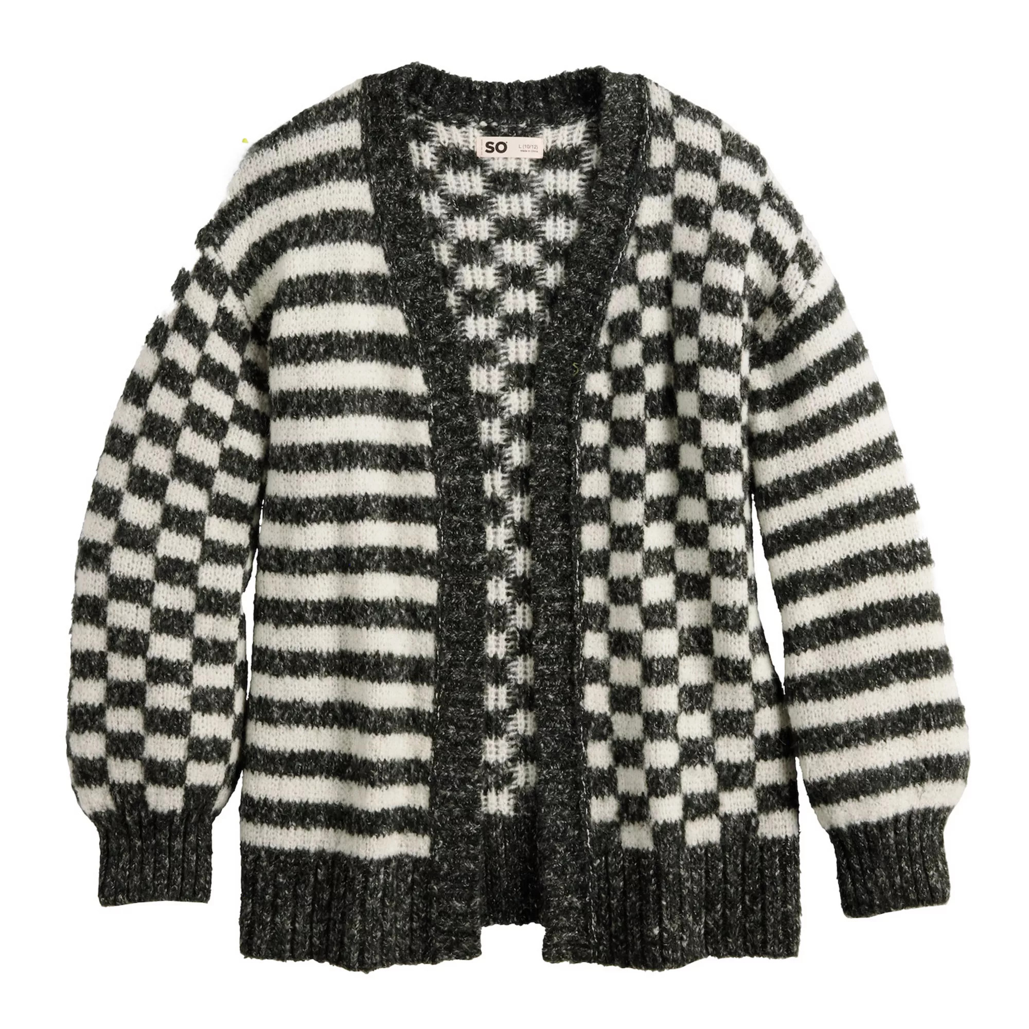 Girls 6-20 SO® Cozy Cardigan in Regular & Plus Size | Kohl's