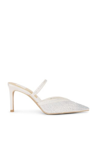 Kanika Crystal Mule in White | Revolve Clothing (Global)