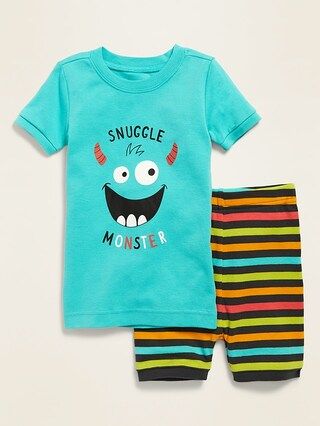 "Snuggle Monster" Pajama Set for Toddler & Baby | Old Navy (US)