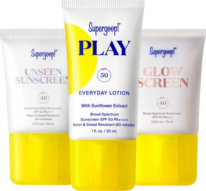 Supergoop! SPF Bestsellers Sunscreen & Lotion Starter Set | Nordstrom