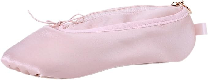 Elegant Ballet Slipper Pencil Case Large Capacity Cosmetic Bag with Spacious Interior Storage Con... | Amazon (UK)