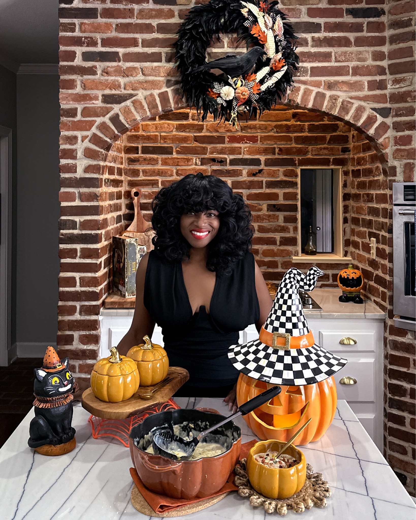 Chic Halloween Party, Halloween hosting must haves, Halloween party, Jack o lantern, pumpkin dish, MacKenzie Childs, Halloween decorations, kitchen Halloween decor, Halloween costume 

#LTKSeasonal #LTKhome #LTKHalloween