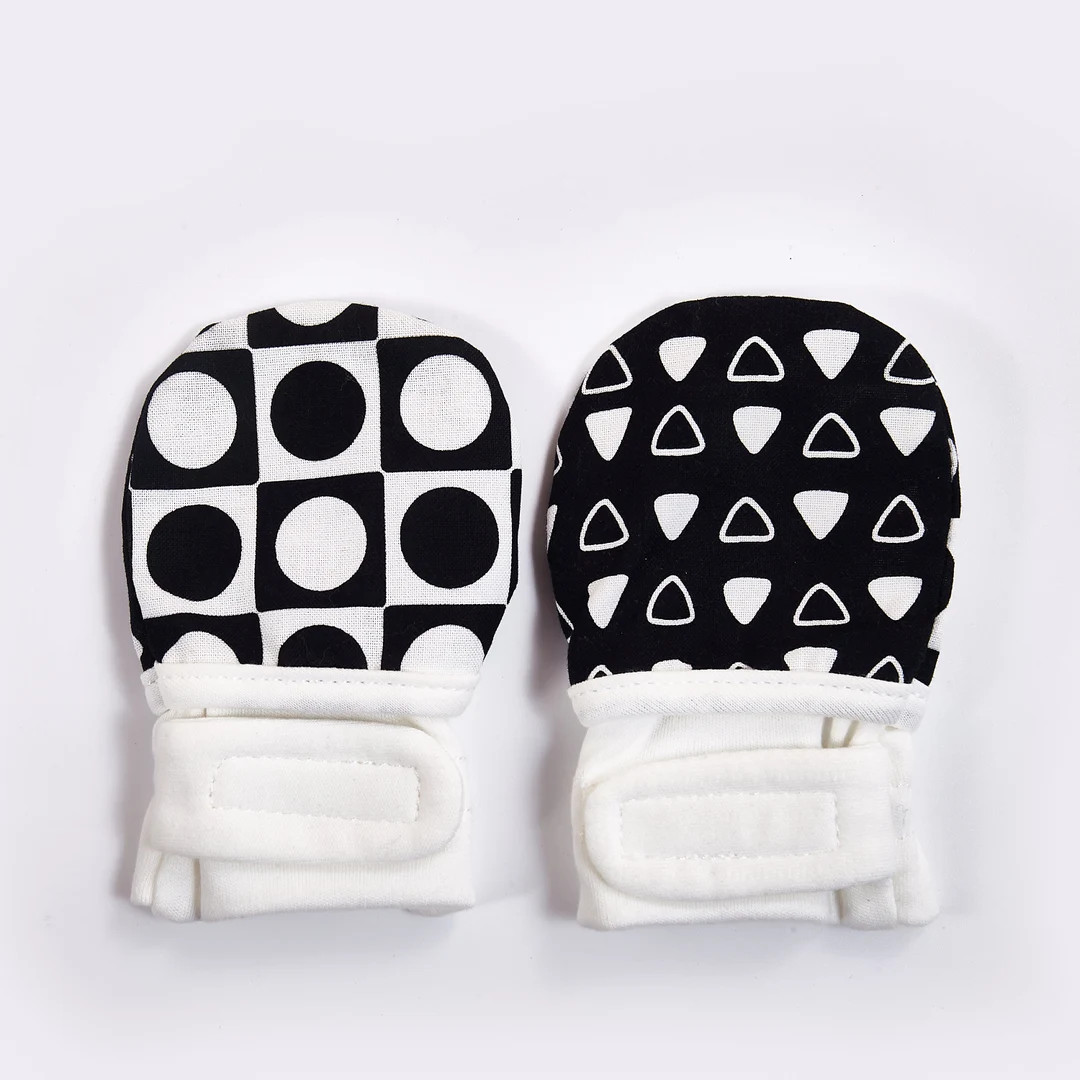 Newborn Contrast Mittens No Scratch Gloves - Etsy | Etsy (US)