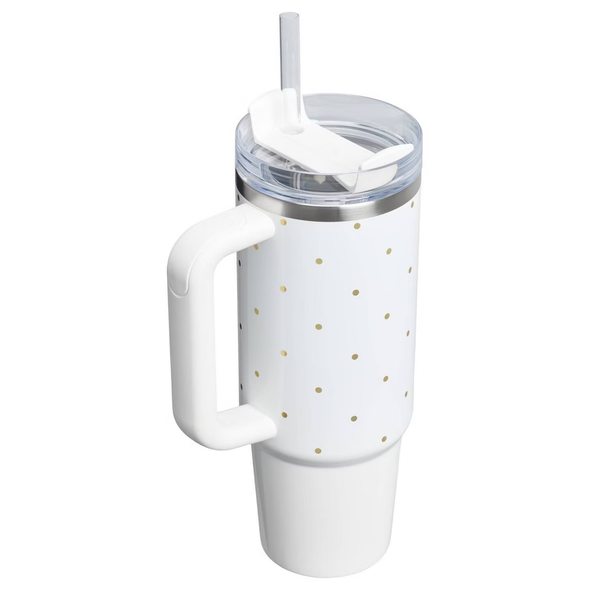 Stanley 30 oz Stainless Steel H2.0 FlowState Quencher Tumbler Frost Polka Dot | Target