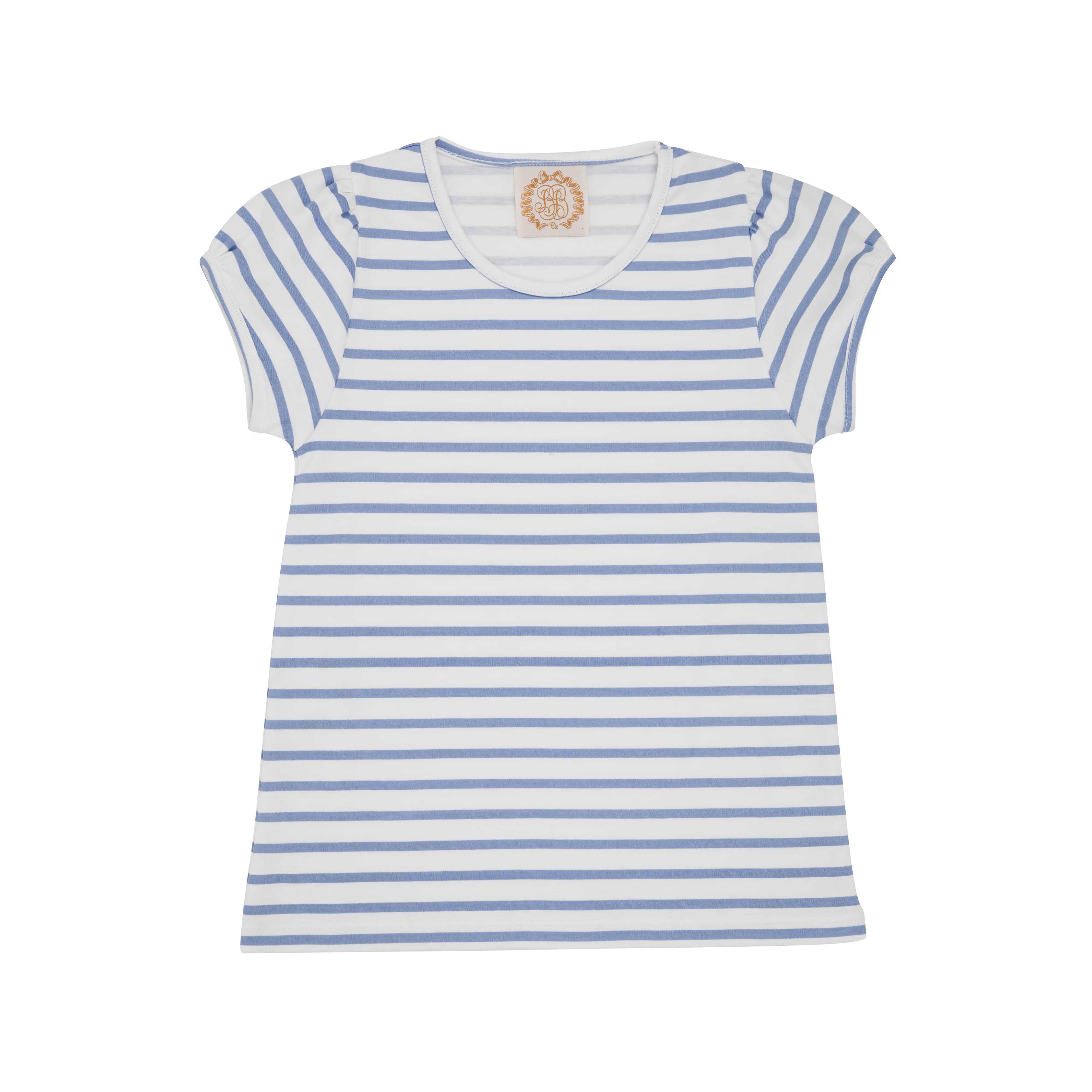 Penny's Play Shirt & Onesie - Park City Periwinkle Stripe | The Beaufort Bonnet Company