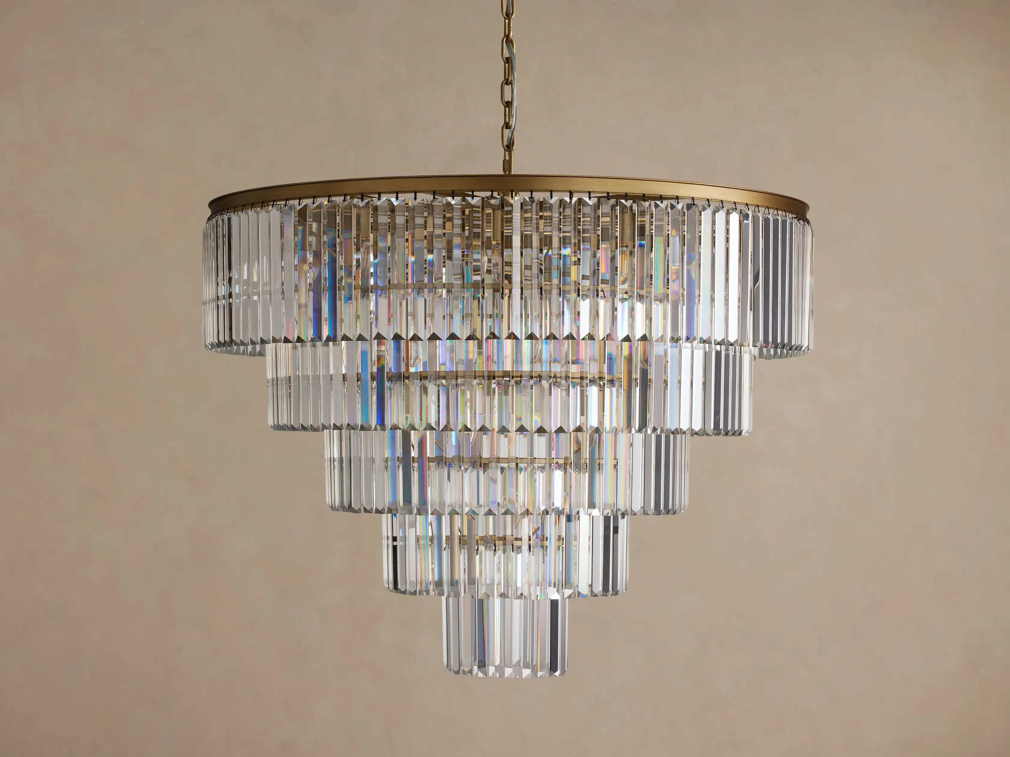 Leyland Tiered Round Chandelier | Arhaus