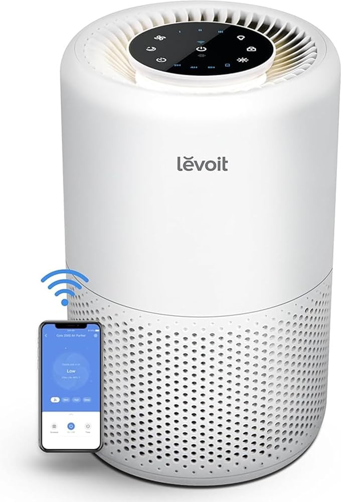 Levoit Air Purifiers for Bedroom, Works with Alexa,Quiet Smart WiFi Air Purifier for Home Allergi... | Amazon (CA)