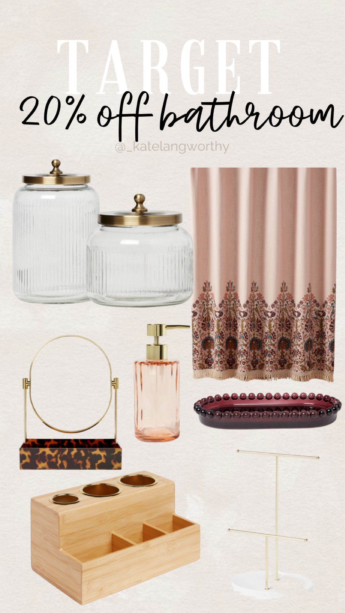 20% off bathroom decor & essentials at Target! 🛁 🎯 

#LTKHome #LTKFamily #LTKSaleAlert