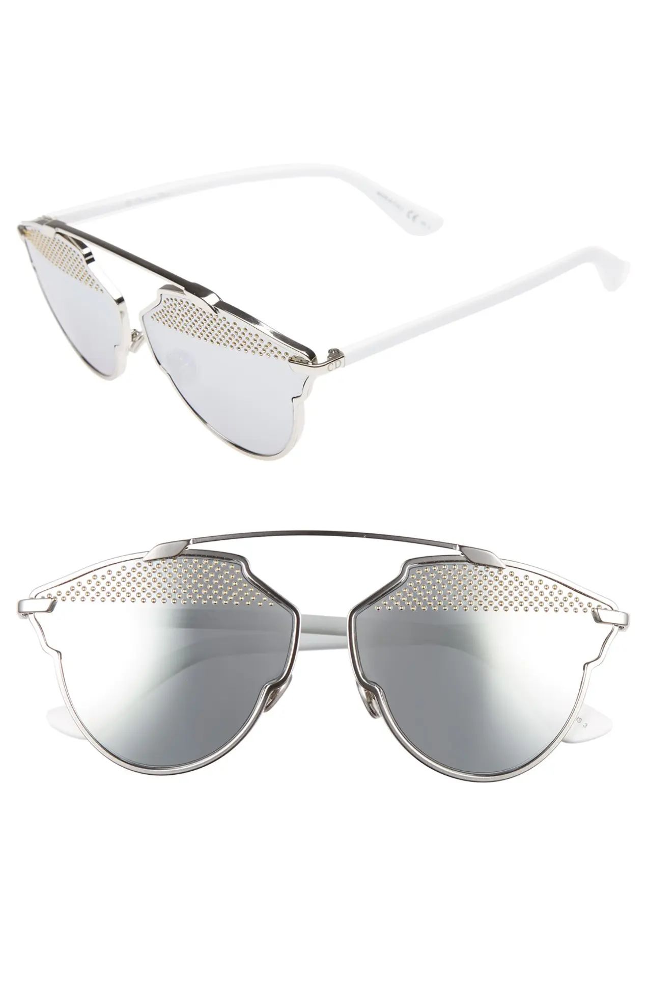 Dior | Women's 59mm So Real Stud Brow Bar Sunglasses | Nordstrom Rack | Nordstrom Rack