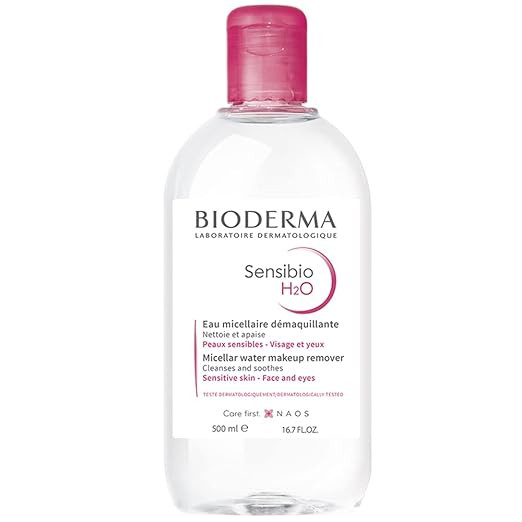 Bioderma - Sensibio - H2O Micellar Water - Makeup Remover Cleanser - Face Cleanser for Sensitive ... | Amazon (US)