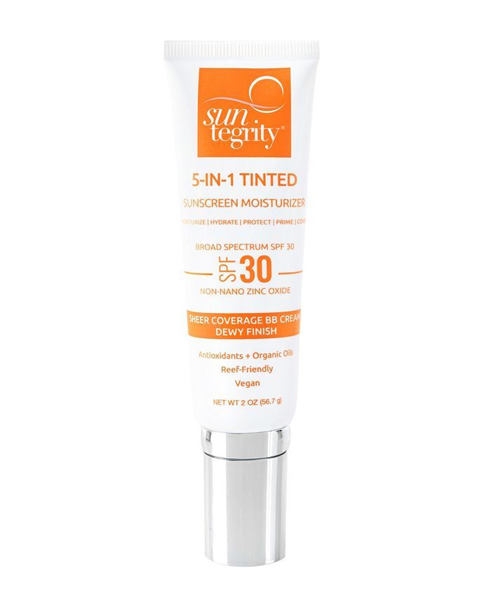 5 in 1 Natural Moisturizing Face Sunscreen - Tinted Sheer Coverage, Broad Spectrum SPF 30, 2 oz | Macys (US)
