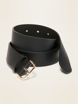 Faux-Leather Belt for Women (1 1/4") | Old Navy (US)