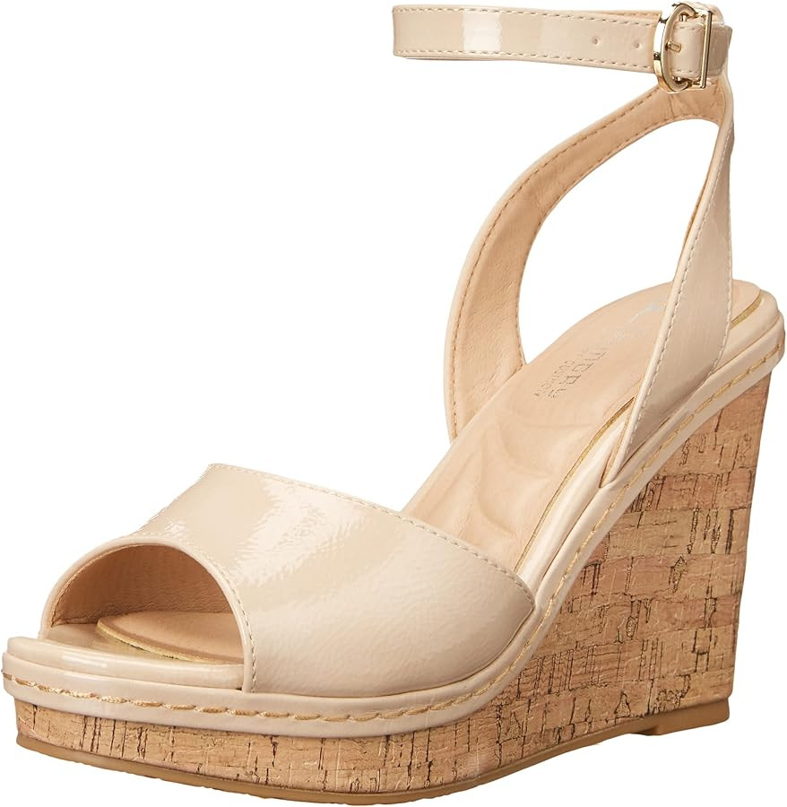 CL by Chinese Laundry Women's Beaming Cloud Patent Wedge Sandal | Amazon (US)