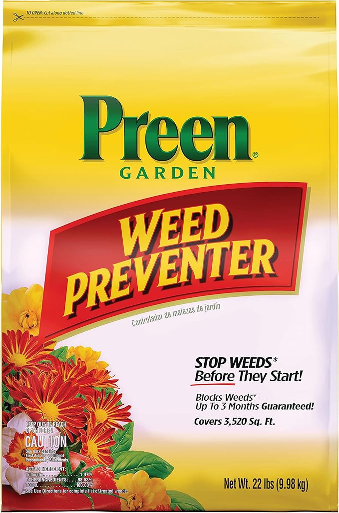 Preen Garden Weed Preventer - 22 lb. - Covers 3,520 sq. ft. | Amazon (US)