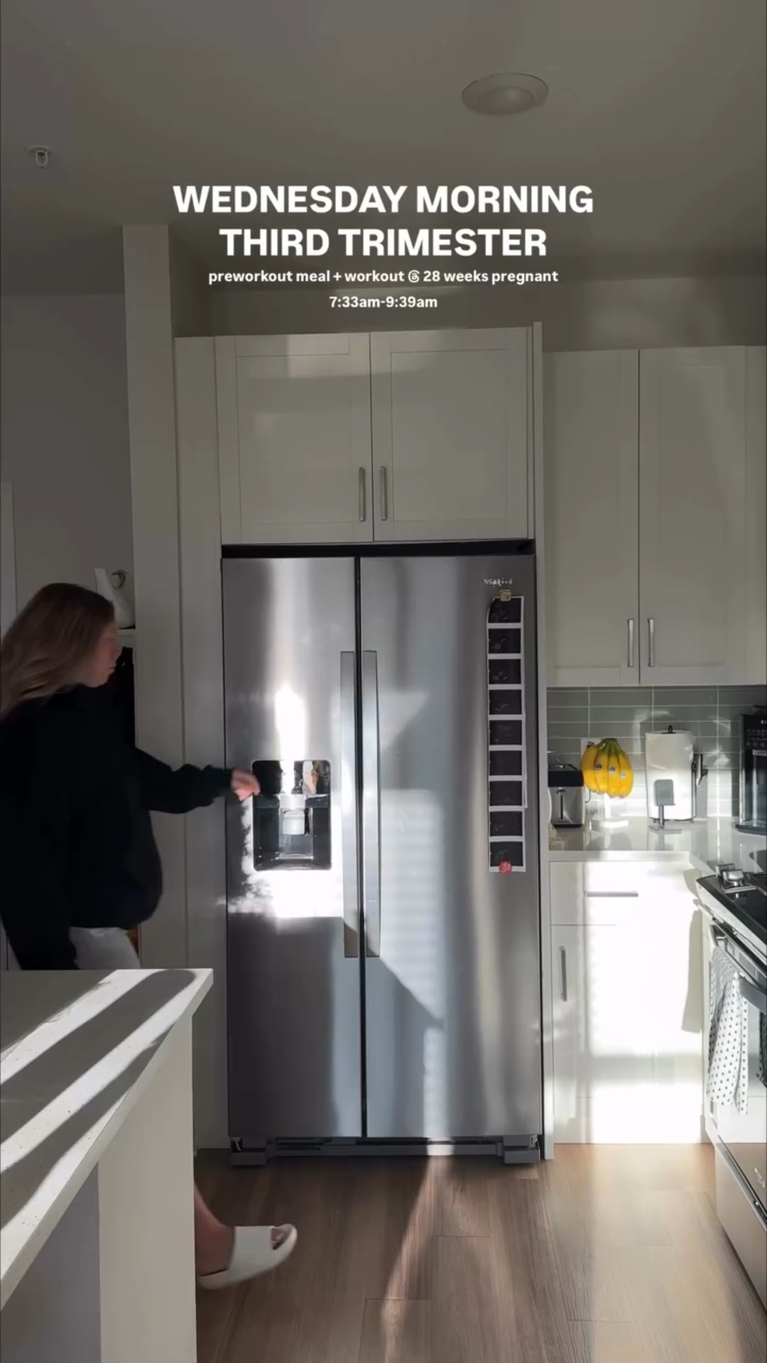 Officially switched to a pregnancy workout program on @thesculptyou app — which I’m LOVING! 

|| Pregnancy, weight training, mama to be, healthy living