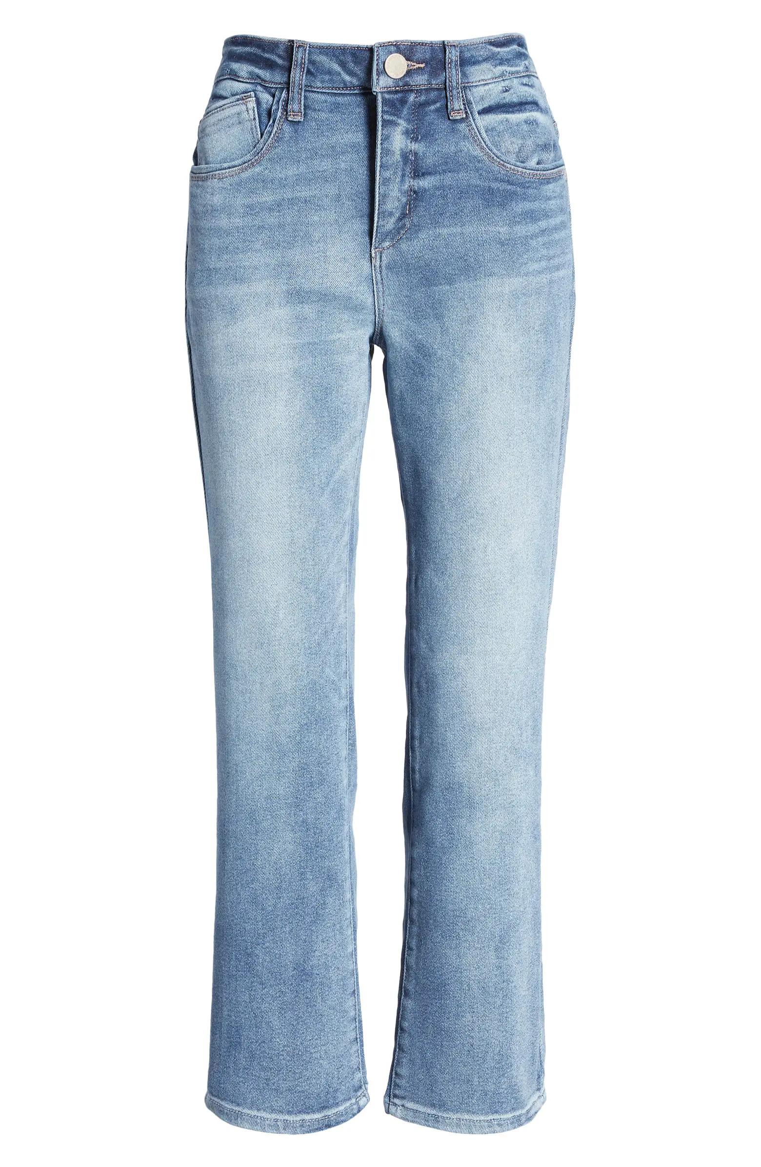 Wit & Wisdom 'Ab'Solution High Waist Ankle Straight Leg Jeans | Nordstrom | Nordstrom