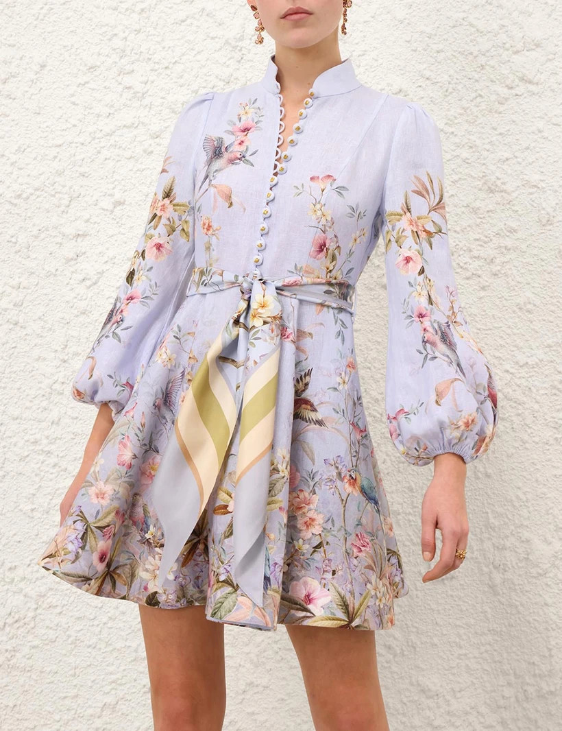 Rebellion Button Mini Dress            
        
            

    
    
    











    

  ... | ZIMMERMANN (US, CA, EU, MENA)