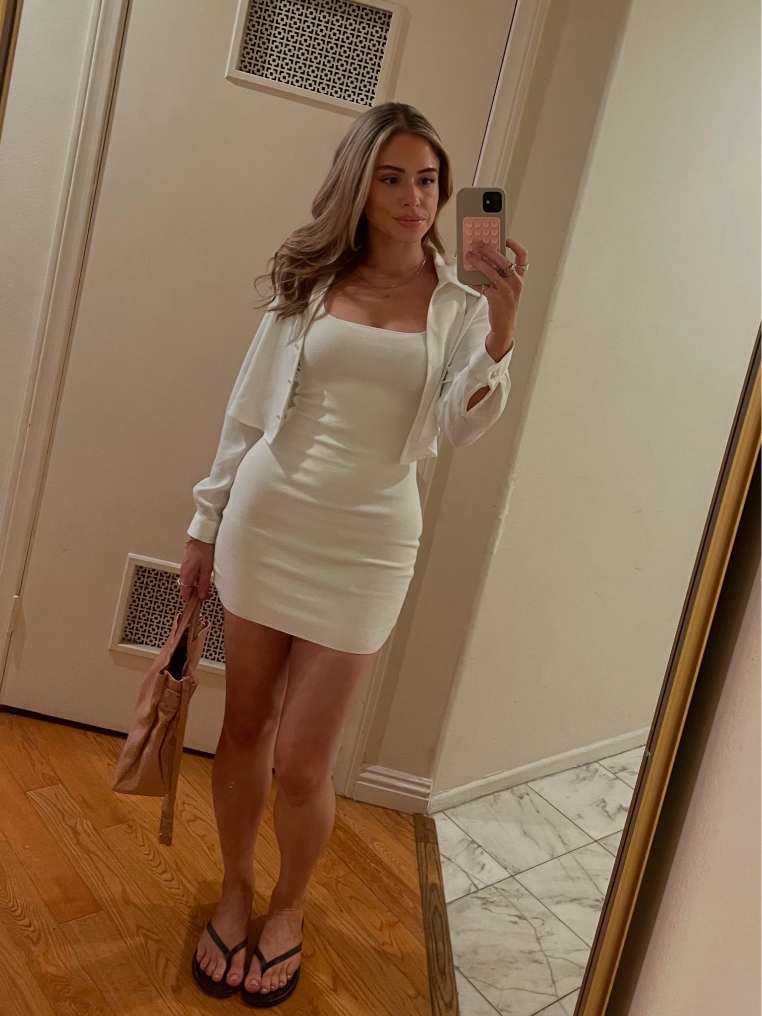 All white - wore to nobu in the day but paired it with white heels 

#LTKFindsUnder100 #LTKStyleTip