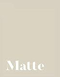 Matte: A Decorative Book │ Perfect for Stacking on Coffee Tables & Bookshelves │ Customized Interior | Amazon (US)